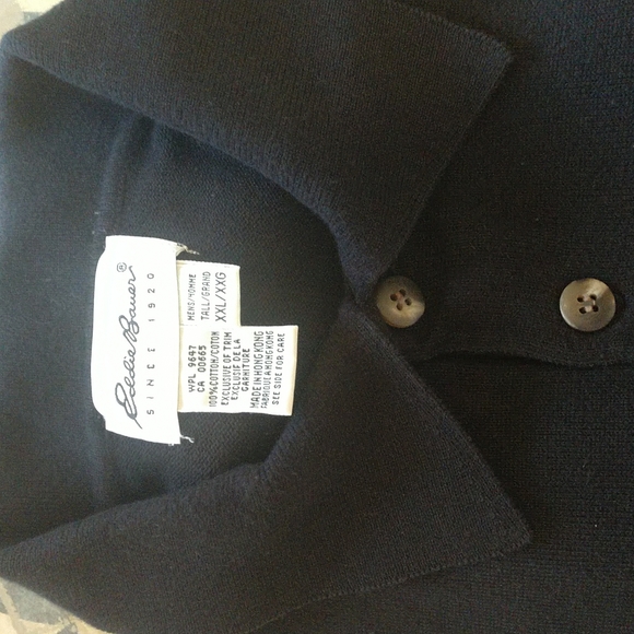 Eddie Bauer L/S Polo Knit size XXLT - Picture 1 of 8